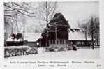 Het paviljoen in de sneeuw, niet lang na oplevering.
              <br/>
              Wattjes - Nieuw-Nederlandsche Bouwkunst, 3e druk, 1929